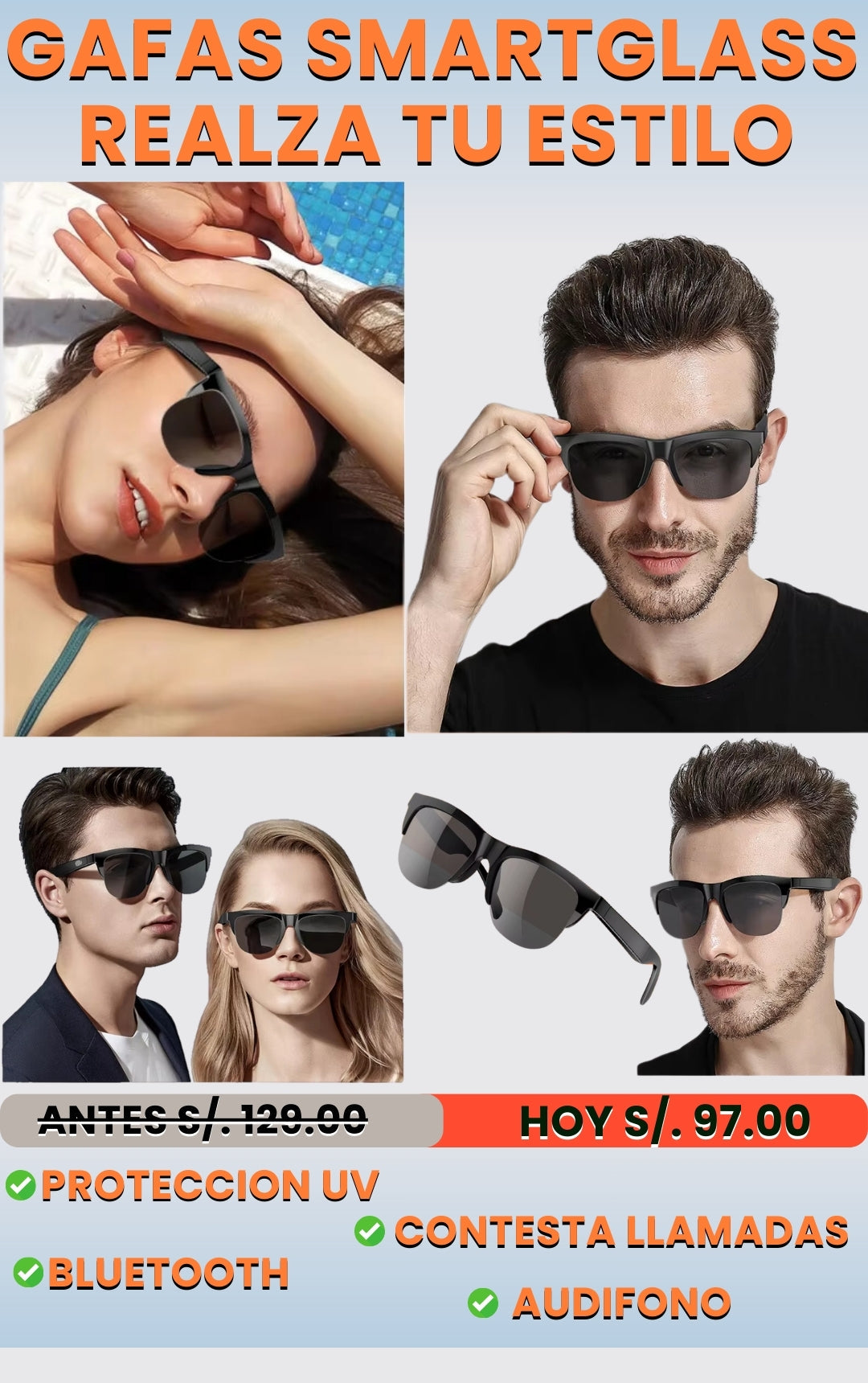 LENTES BLUETOOTH SMART™