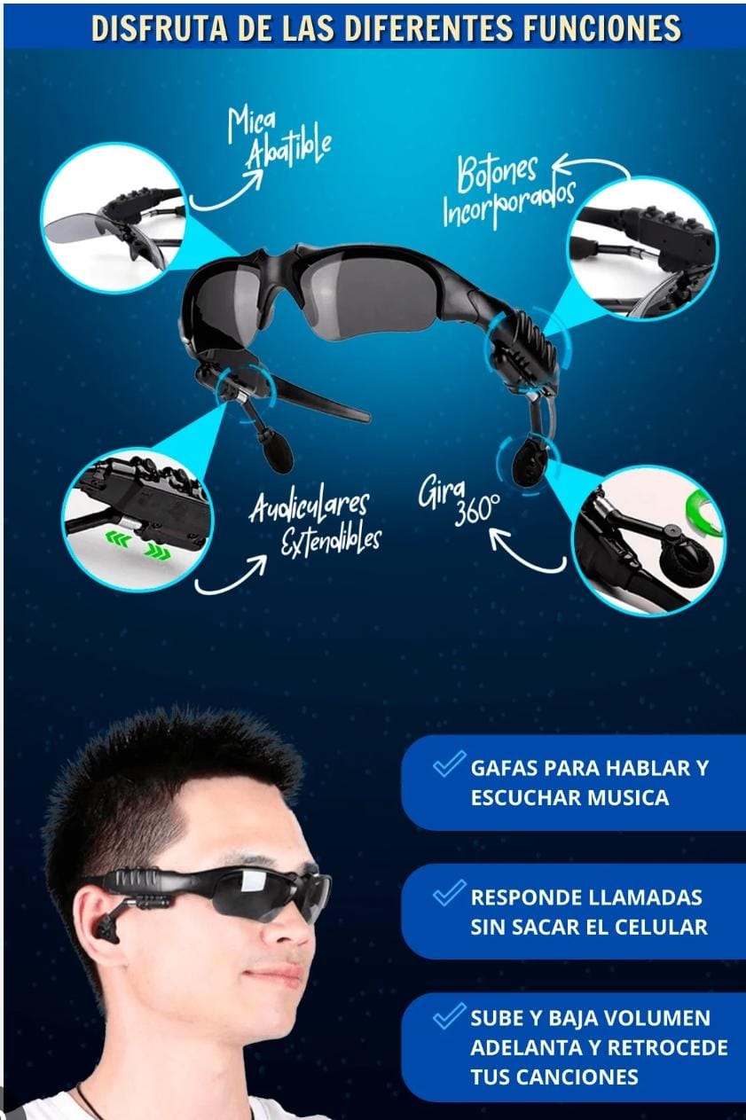 Lentes Bluetooth Tácticos ™
