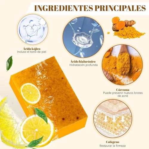 JABÓN DE CÚRCUMA 100% NATURAL™